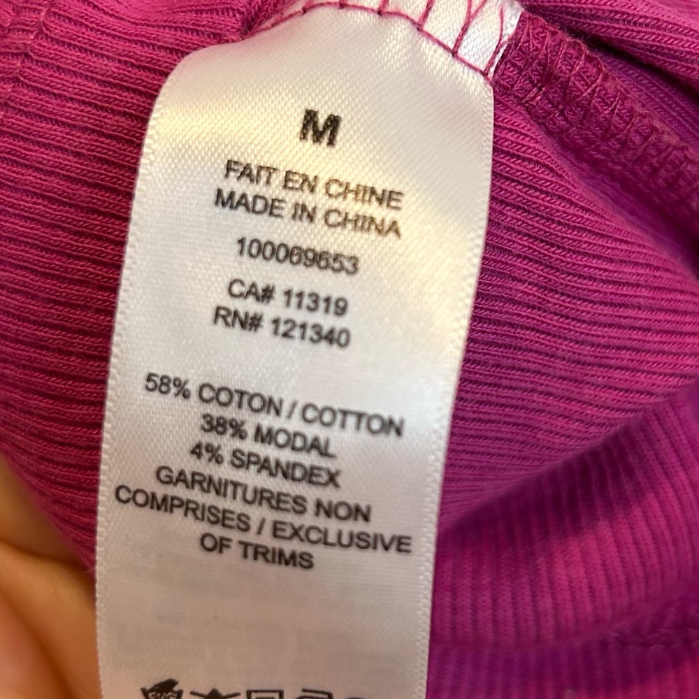 Dynamite Kenzie Basic Cropped Ribbed Stretch Tank Top Fuchsia Pink - Picture 7 of 7